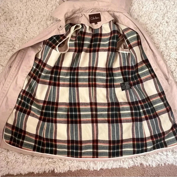 Cole Haan Women’s Beige/Tan Packable Hooded Rain Jacket - XS - Picture 6 of 15